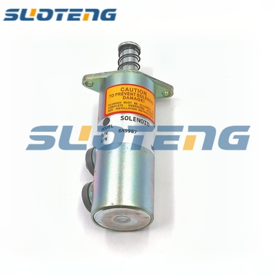 6N-9987 6N9987 Solenoid ngắt nhiên liệu cho các bộ phận máy xúc 225D