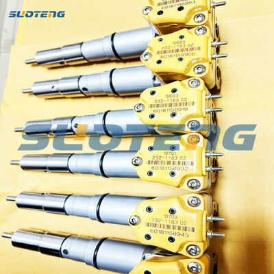 Vòi phun nhiên liệu diesel 232-1183, kim phun nhiên liệu đường ray chung 2321183 cho D10N